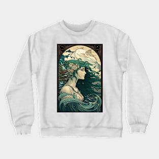 Woman of the Waves Crewneck Sweatshirt